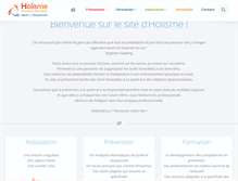 Tablet Screenshot of holisme.org